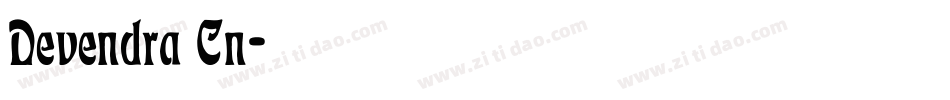 Devendra Cn字体转换
